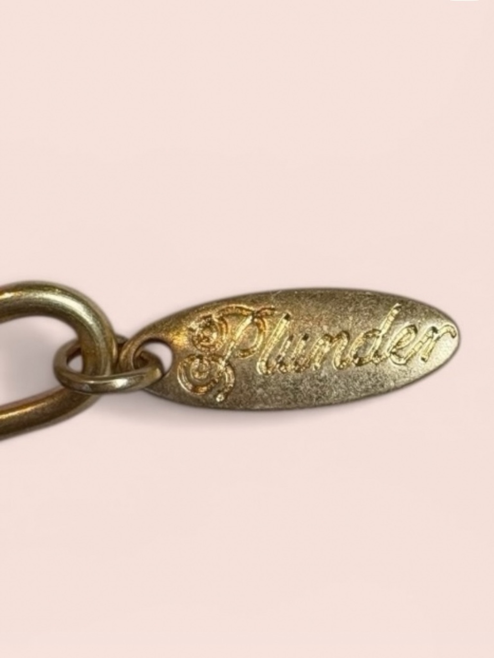New Annie Necklace in Gold Tone with Multicolor Clasp by Plunder Design - Picture 5 of 7